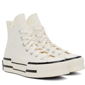 converse off-white chuck 70 plus high top sneakers